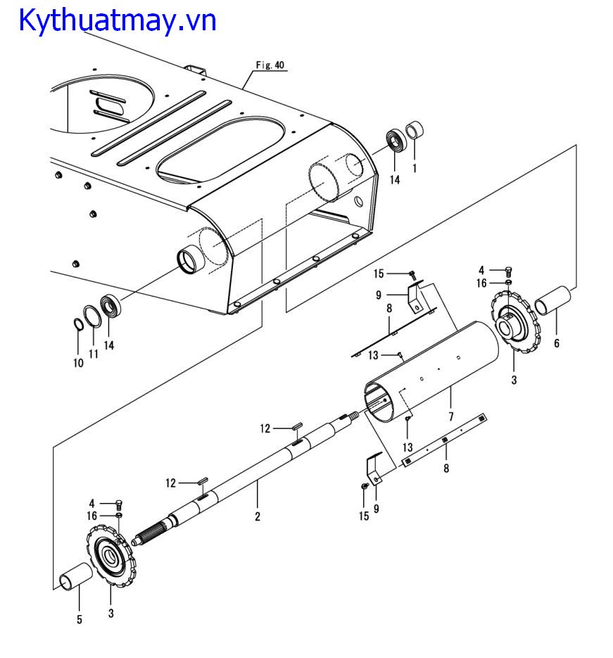 Truyền động cấp lúa số 1